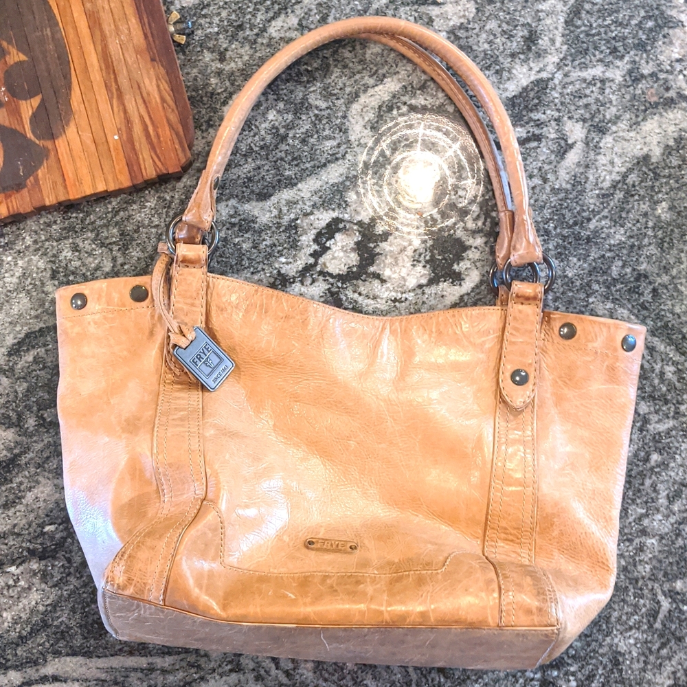 Frye Genuine Leather Tan Bag